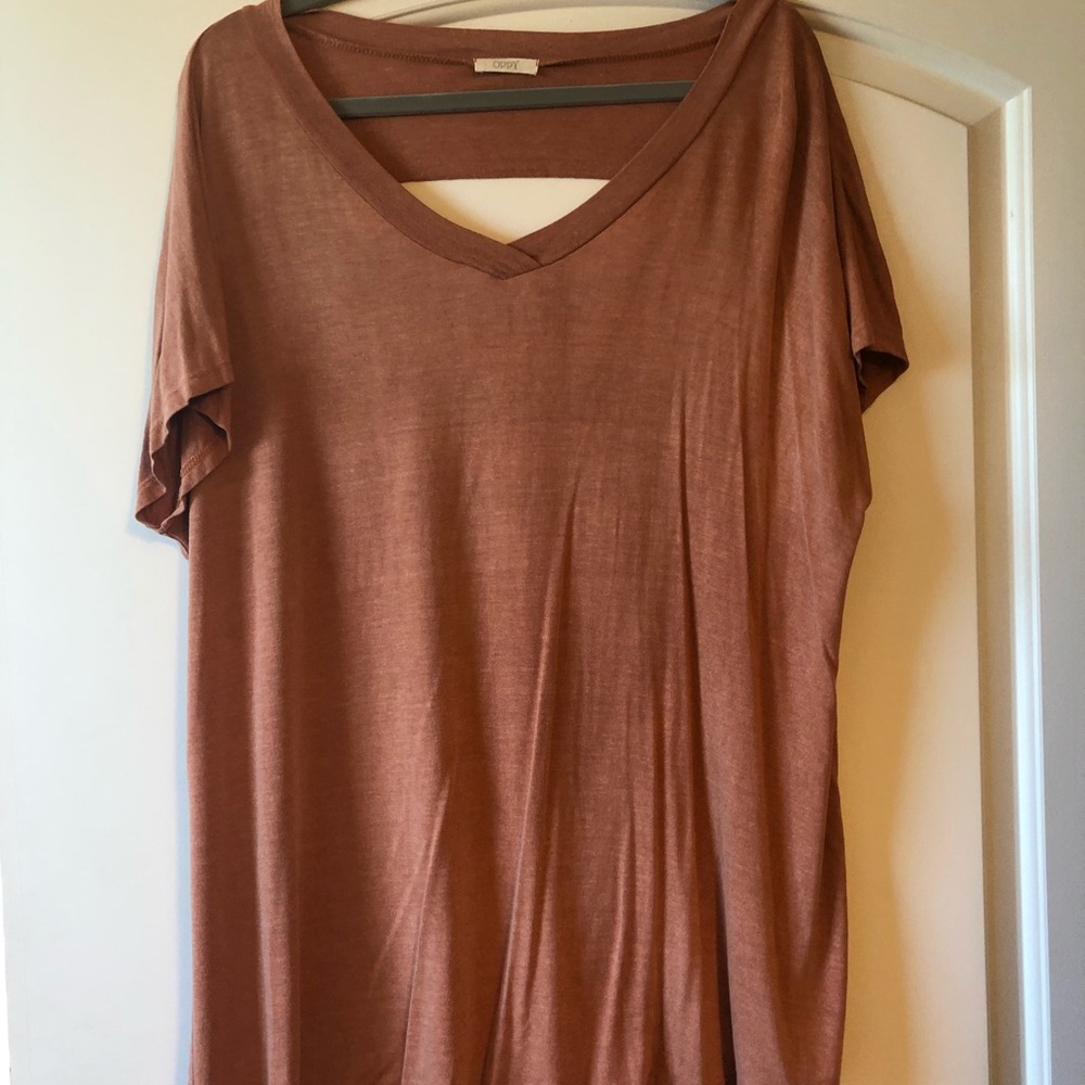 Top with ripped back detailing